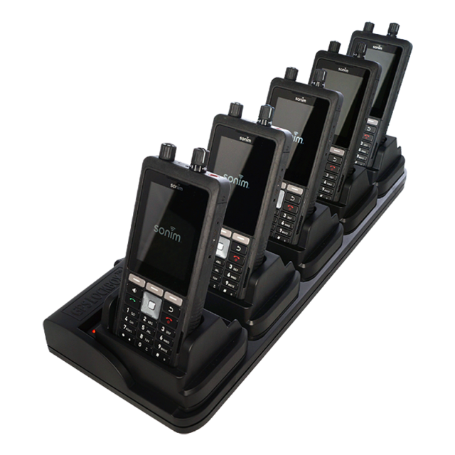 5Bay Charging Dock Base w/ 5 Charging Units for Sonim XP5